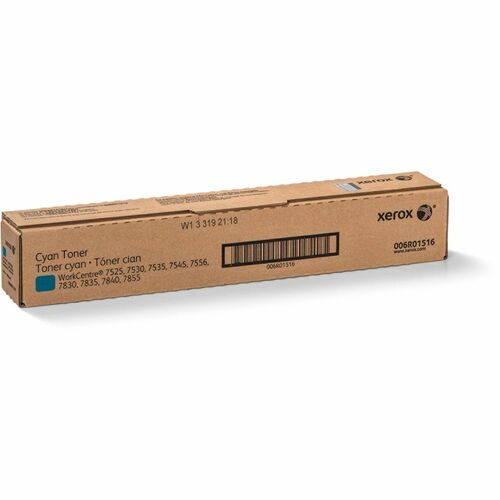 Xerox XER006R01516 Cyan Toner For The Workcentre 7525/7530/7535/7545/7556 - 6R1516 - Laser - 15000 Page - 1 / Each