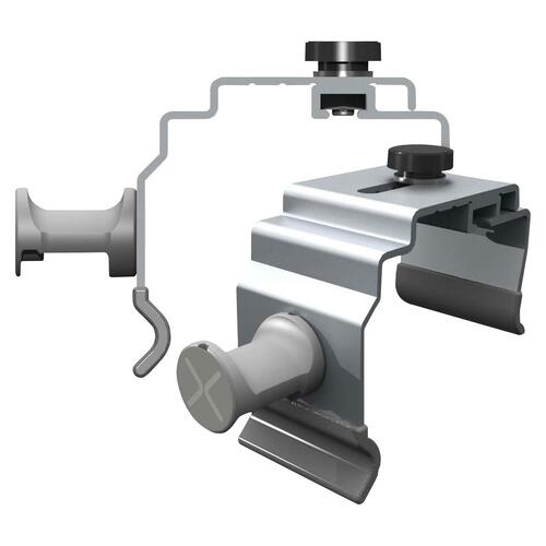 Ghent GHENEX021XHL X-Hangers NEX021XHL Mounting Adapter for Markerboard - Gray