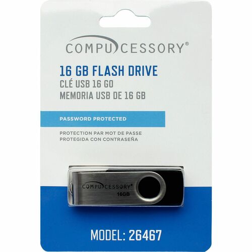 Compucessory CCS26467 Password Protected USB Flash Drives