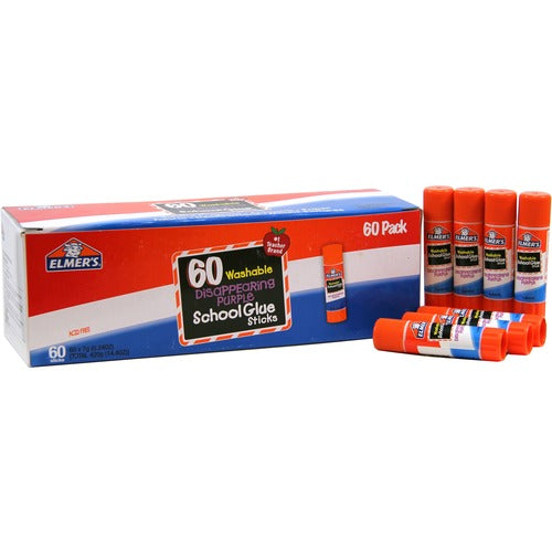 Elmer's EPIE503 Disappearing Purple School Glue Sticks