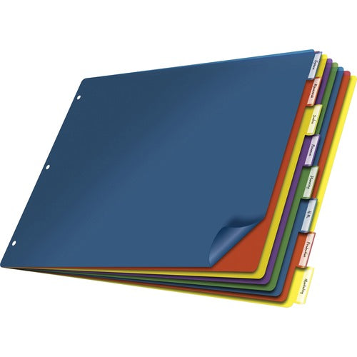 Cardinal® CRD84803 11x17 Poly Insertable Dividers