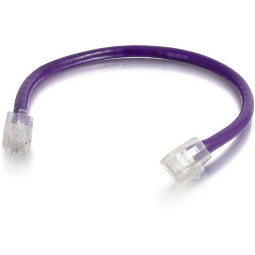 C2G CGO04211 1 ft Cat6 Non Booted UTP Unshielded Network Patch Cable - Purple