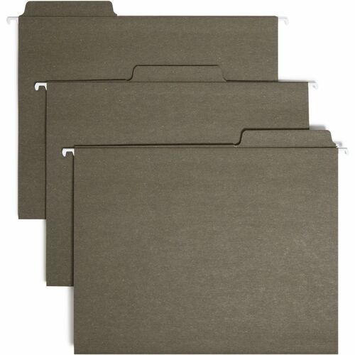 Smead SMD64037 FasTab 1/3 Tab Cut Letter Recycled Hanging Folder