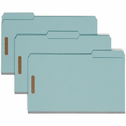 Smead SMD20001 1/3 Tab Cut Legal Recycled Fastener Folder