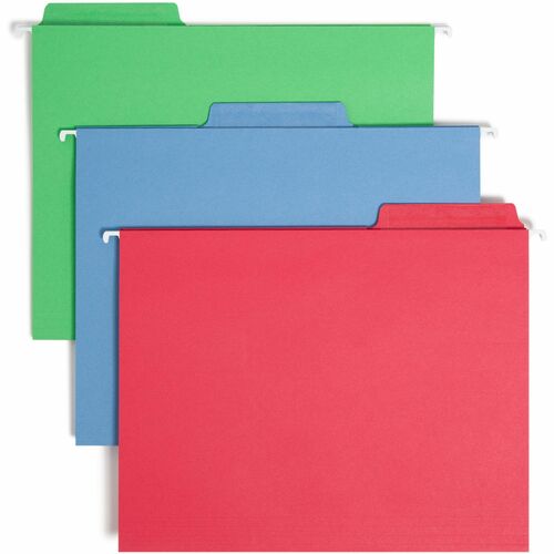 Smead SMD64031 FasTab 1/3 Tab Cut Letter Recycled Hanging Folder