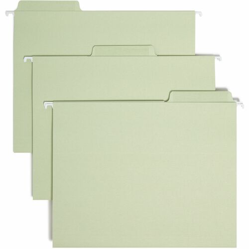 Smead SMD64032 FasTab 1/3 Tab Cut Letter Recycled Hanging Folder
