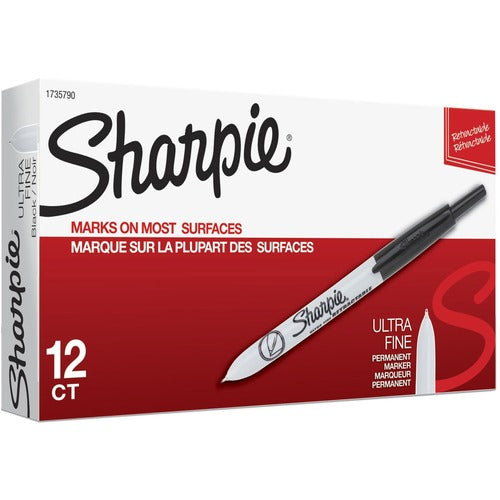 Sharpie SAN1735790 Retractable Ultra Fine Point Permanent Marker