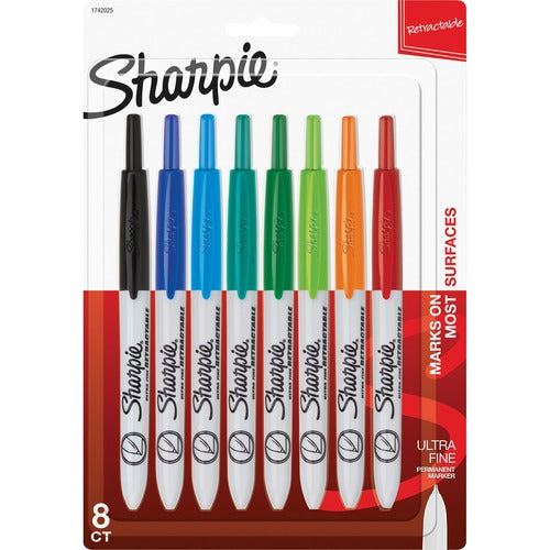 Sharpie SAN1742025 Retractable Ultra Fine Point Permanent Marker