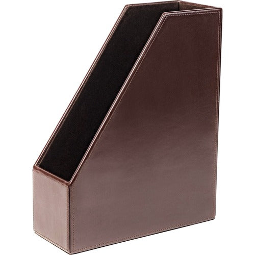 Dacasso DACA3682 Bonded Leather Magazine Rack