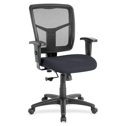 Lorell LLR8620946 Ergomesh Managerial Mesh Mid-back Chair