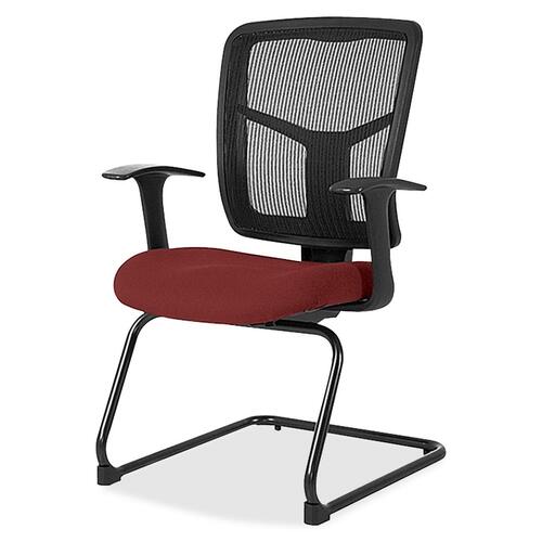 Lorell LLR8620231 ErgoMesh Series Mesh Back Guest Chair with Arms