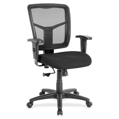 Lorell LLR8620935 Ergomesh Managerial Mesh Mid-back Chair