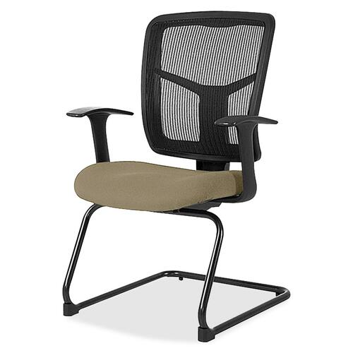 Lorell LLR8620233 ErgoMesh Series Mesh Back Guest Chair with Arms