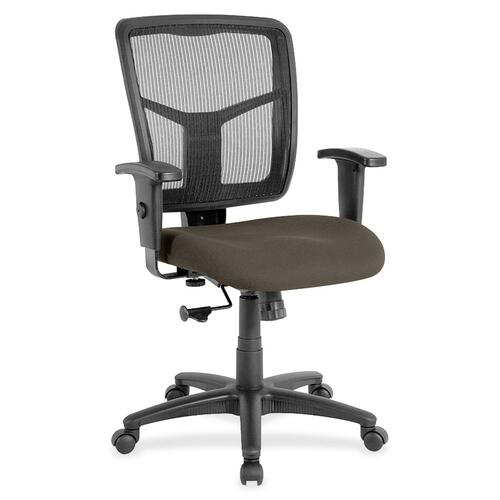 Lorell LLR8620986 Ergomesh Managerial Mesh Mid-back Chair