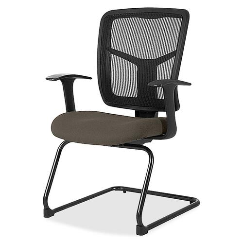 Lorell LLR8620286 ErgoMesh Series Mesh Back Guest Chair with Arms