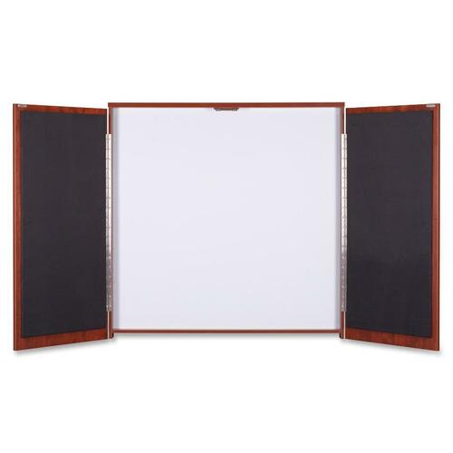 Lorell LLR69866 Dry-erase Whiteboard Presentation Cabinet