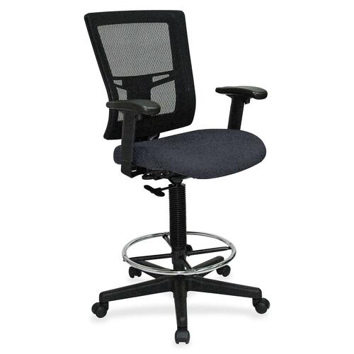 Lorell LLR4310046 Mesh Back Drafting Stool