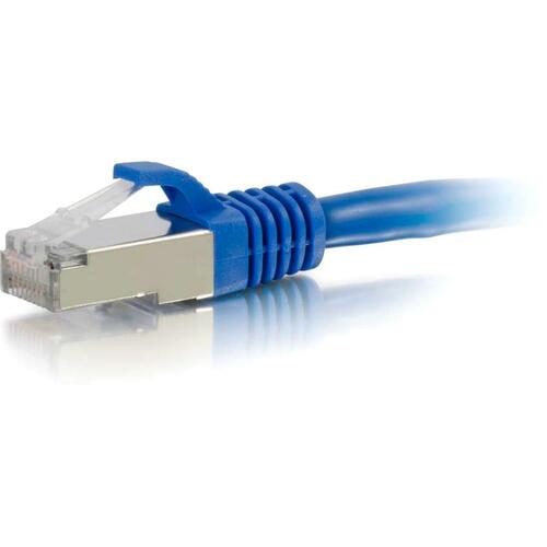 C2G CGO00801 12ft Cat6 Snagless Shielded (STP) Ethernet Network Patch Cable - Blue