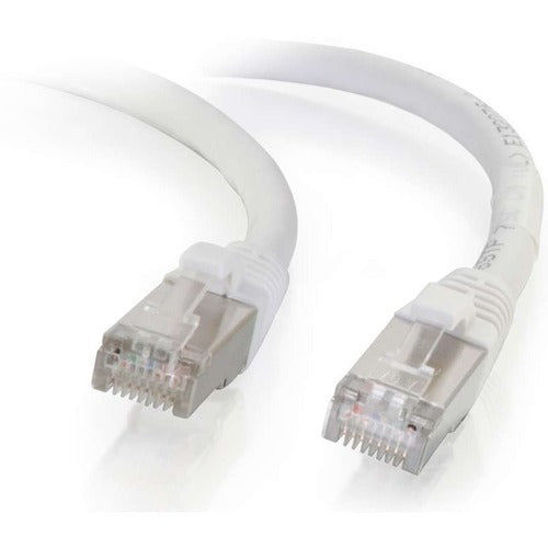 C2G CGO00915 2ft Cat6 Snagless Shielded (STP) Ethernet Network Patch Cable - White