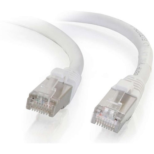 C2G CGO00917 4ft Cat6 Snagless Shielded (STP) Network Patch Cable - White