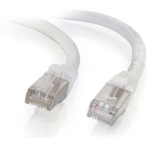 C2G CGO00918 5ft Cat6 Snagless Shielded (STP) Network Patch Cable - White