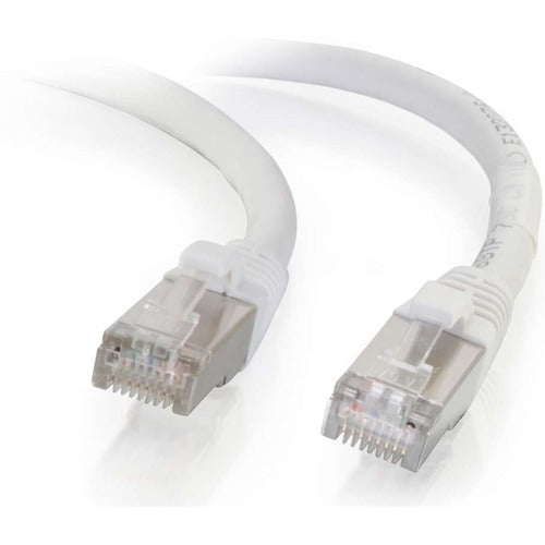 C2G CGO00919 6ft Cat6 Snagless Shielded (STP) Ethernet Network Patch Cable - White