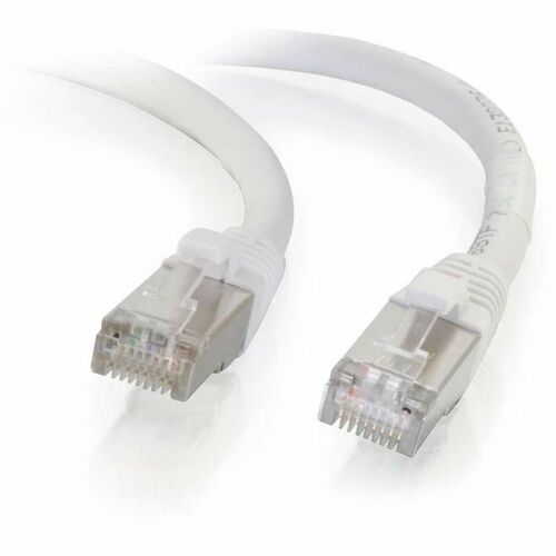 C2G CGO00922 9ft Cat6 Snagless Shielded (STP) Network Patch Cable - White