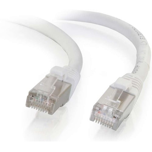 C2G CGO00930 35ft Cat6 Snagless Shielded (STP) Network Patch Cable - White