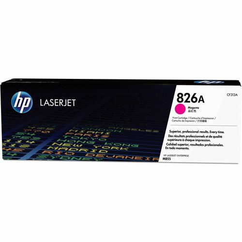 HP HEWCF313A 826A (CF313A) Original Standard Yield Laser Toner Cartridge - Single Pack - Magenta - 1 Each