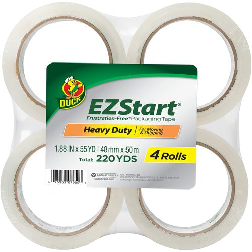 Duck Brand DUC280068 EZ Start Crystal Clear Packaging Tape