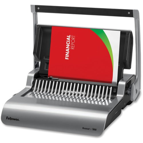 Fellowes FEL5227201 Quasar+ 500 Comb Binding Machine w/ Starter Kit