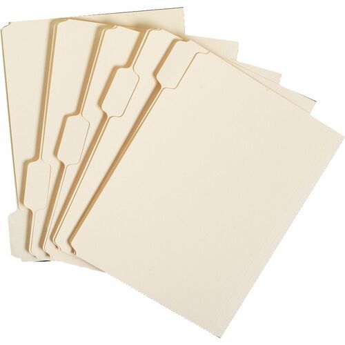 SKILCRAFT® NSN2815941 SKILCRAFT 1/5 Tab Cut Letter Top Tab File Folder