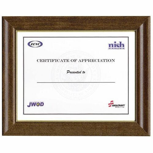 SKILCRAFT® NSN2820630 Style C Walnut Frame