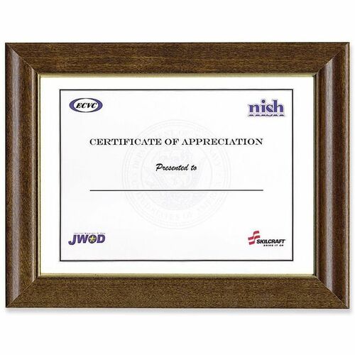 SKILCRAFT® NSN2820631 Style C Walnut Frame