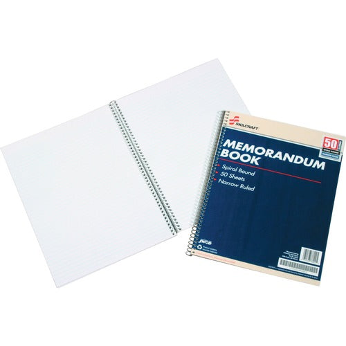 SKILCRAFT® NSN2866952 Spiral Memo Book