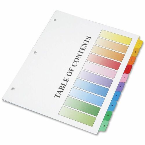 SKILCRAFT® NSN3683489 Multiple Index Sheets