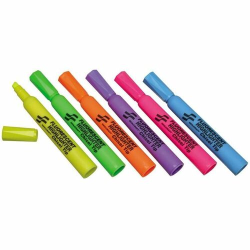 SKILCRAFT® NSN3837943 Large Fluorescent Highlighters