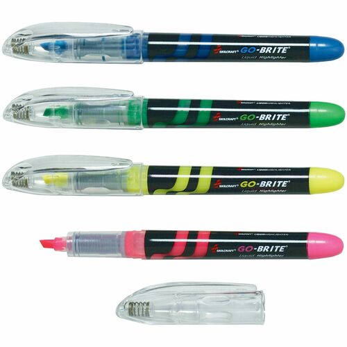 SKILCRAFT® NSN4613779 go-brite Liquid Highlighter