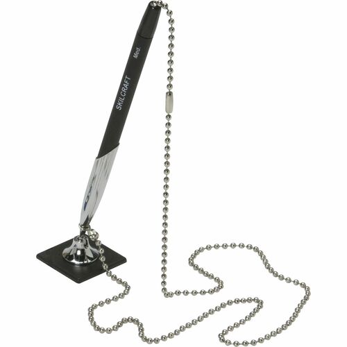 SKILCRAFT® NSN4631990 SKILCRAFT Ballpoint Pen with Chain