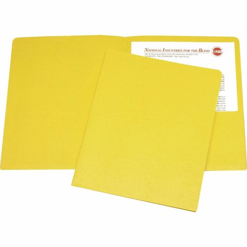 SKILCRAFT® NSN5122414 Letter Recycled Pocket Folder