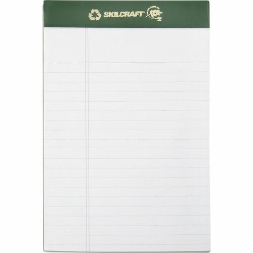 SKILCRAFT® NSN5169629 Chlorine-Free Writing Pads