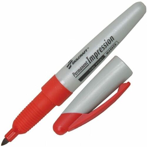 SKILCRAFT® NSN5194374 Permanent Impression Markers