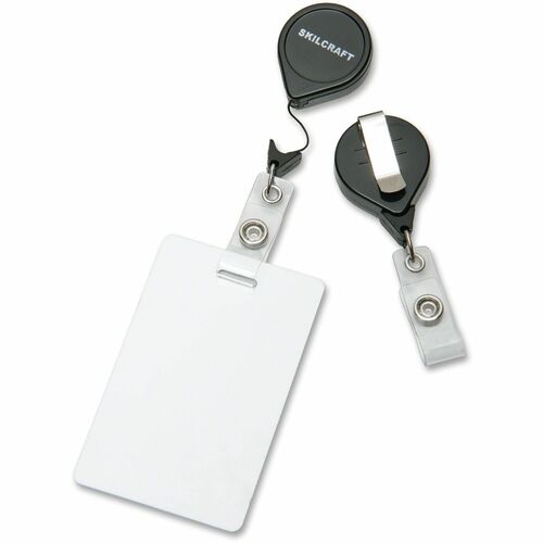 SKILCRAFT® NSN5453657 Retractable ID Card Reel