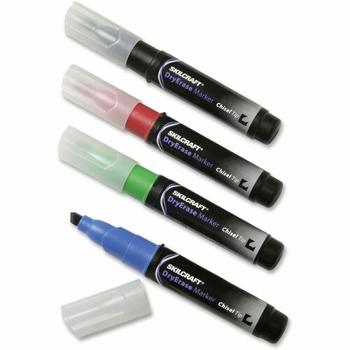 SKILCRAFT® NSN5538142 Dry Erase Markers