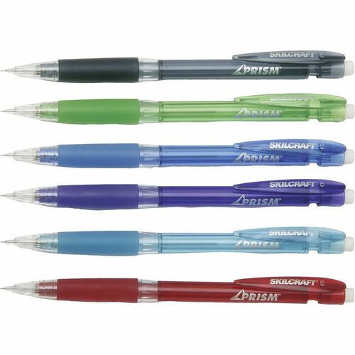 SKILCRAFT® NSN5654870 Prism Mechanical Pencils