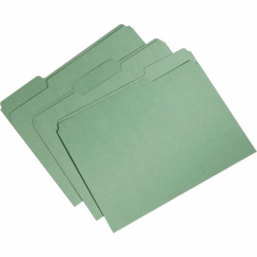 SKILCRAFT® NSN5664132 1/3 Tab Cut Letter Recycled Top Tab File Folder