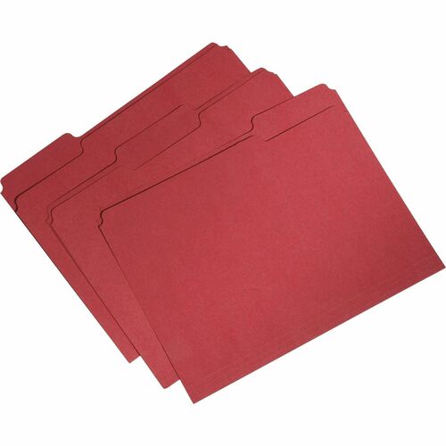 SKILCRAFT® NSN5664134 1/3 Tab Cut Letter Recycled Top Tab File Folder