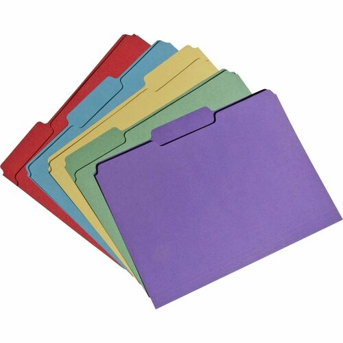 SKILCRAFT® NSN5664138 1/3 Tab Cut Letter Recycled Top Tab File Folder