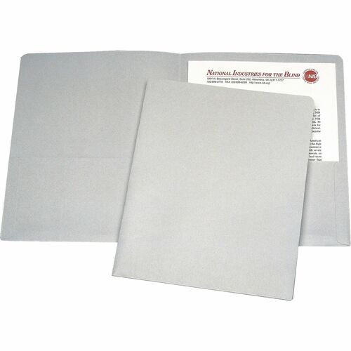 SKILCRAFT® NSN5842491 Letter Recycled Pocket Folder