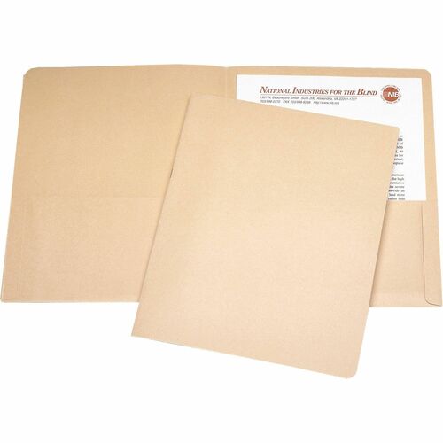 SKILCRAFT® NSN5842492 Letter Recycled Pocket Folder